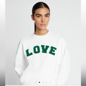 TORY BURCH SPORT Terry Love Crew Size M